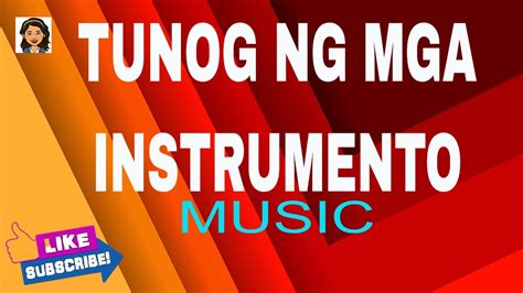 Tunog Ng Mga Instrumento│redventure Youtube