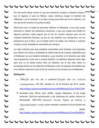 Ensayo día de muertos PDF