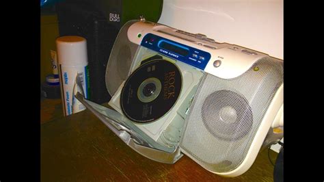 Sony Cfd E100 Radio Cassette Cd Boombox Youtube