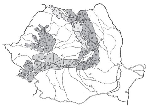 MAP OF THE ROMANIAN CARPATHIANS – Carpathian Games