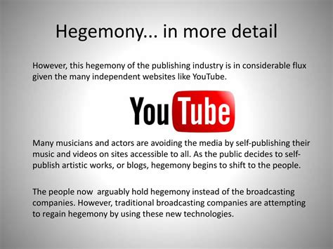 Ppt Marxism Cultural Hegemony And The Media Powerpoint