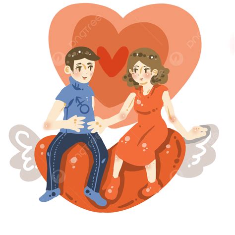 Valentine Day Couple Png Image Valentines Day Couple Holding Hands