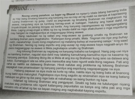 1 Sino Sino Ang Mga Tauhan Sa Kuwento 2 Bakit Kinailangang Umalis Ng