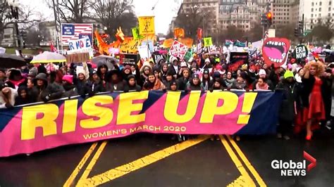 ‘today We Rise Into Our Power Thousands Turn Out For Womens Marches