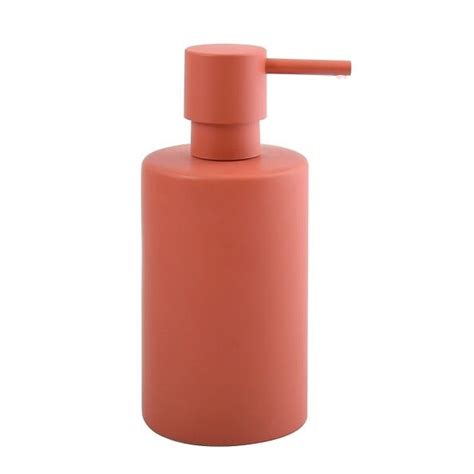 Spirella Distributeur de savon Céramique TUBE MATT Terracotta Mat