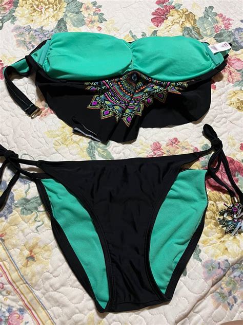 Xhilaration Bikini Set Women S Fashion Swimwear Bikinis Swimsuits On Carousell