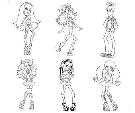 Lagoona Blue De Monster High Free Coloring Pages