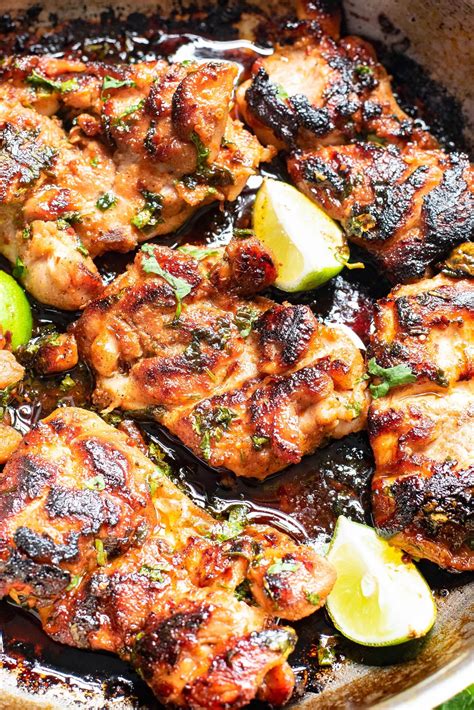 Cilantro Lime Chicken Thighs Wonkywonderful