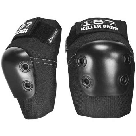 187 Killer Pads Slim Elbow Pads Black Calstreets Boarderlabs