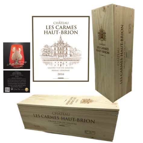 399 Je Magnum Chateau Les Carmes Haut Brion 2016 Pessac Leognan CB