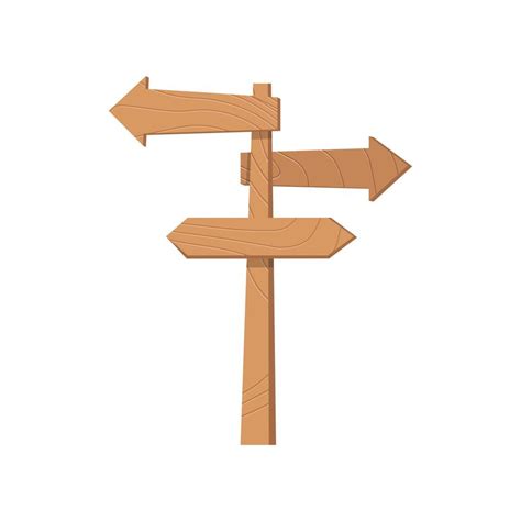 Wooden Arrow Sign Post