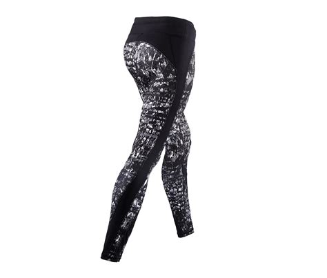 Damskie Legginsy Sportowe Czarno Szaro Bia E W Tchibo