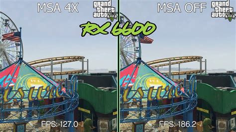 Gta V Rx Gb F Benchmark Test Msaa On X Very