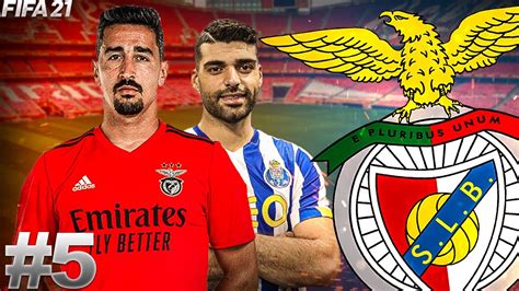 FIFA 21 Modo Carreira Benfica 5 CLÁSSICO E MAIS LIGA EUROPA T1