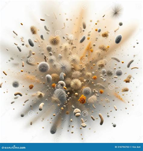 Pollen Grains these Dust Particles are Actually Pollen Grains F Stock