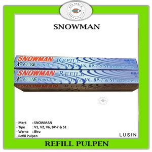 Jual Refill Pulpen Isi Ulang Ballpoint Snowman V V V Bp S