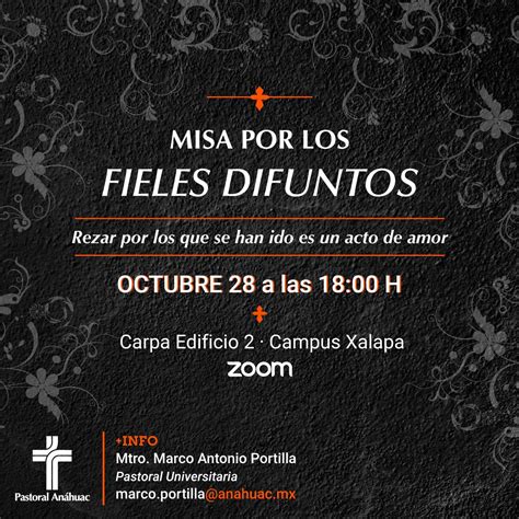 Misa por los Fieles Difuntos Universidad Anáhuac Veracruz