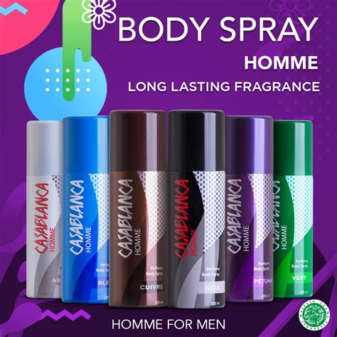 Jual Casablanca Perfume Body Spray Homme Femme Ml Shopee Indonesia