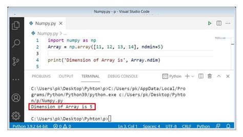 Introduction To Creation Of Python Numpy Arrays Codingstreets