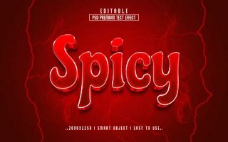 Spicy Flame Hot Fire 3D Text Effect Free Photoshop PSD File