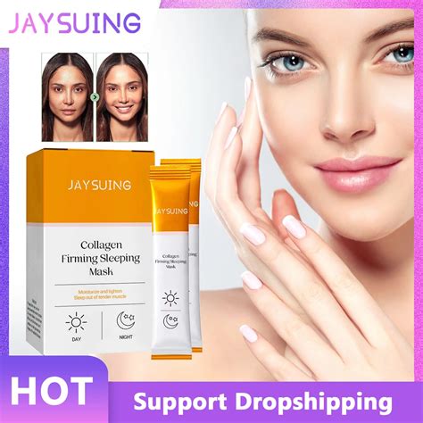 Jaysuing Collagen Sleeping Mask Moisturizing Firming Skin Anti Aging