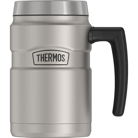 Thermos 16oz Stainless King™ Coffee Mug - Matte Stainless Steel - Overlanded