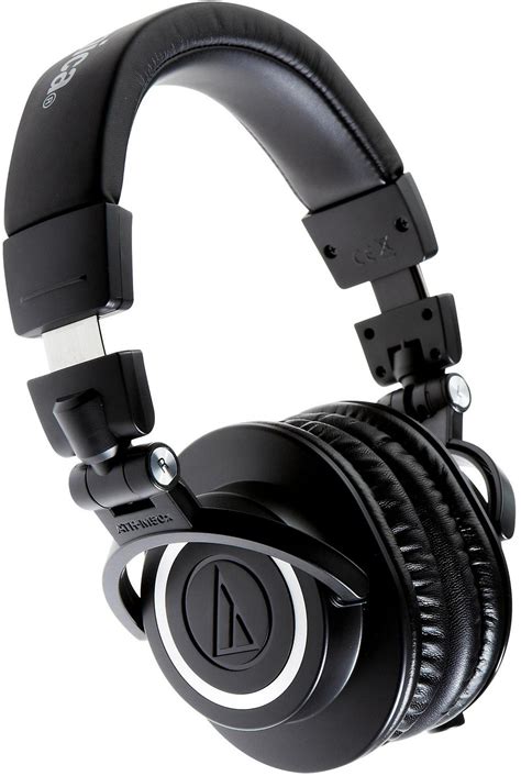 Audio Technica ATH M50X Closed Back Dynamic Monitor Headphones Black