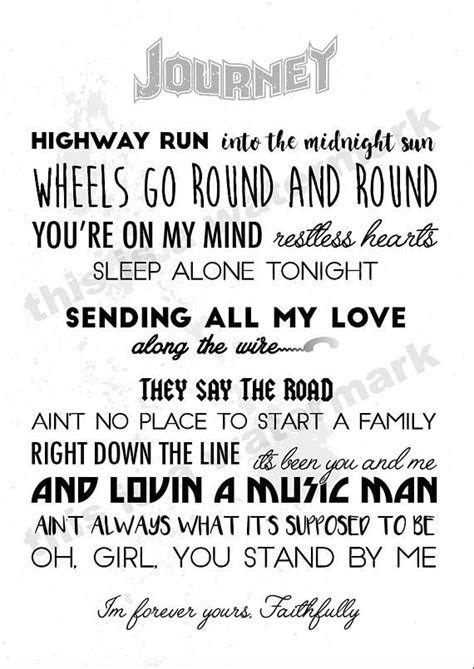 Journey Lyrics