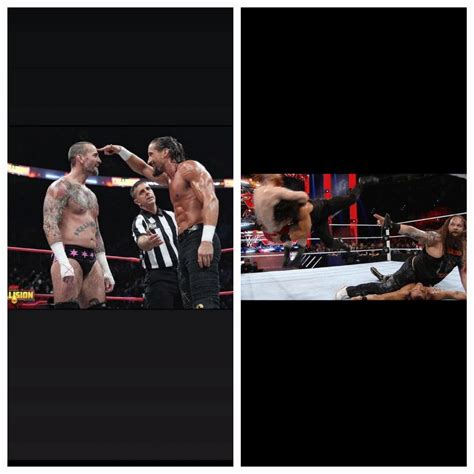 Wow. From CM Punk’s Instagram story. If you’ve seen this match and