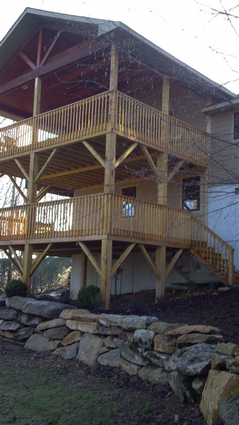 Two Story Deck Creative Deck Ideas Second Story Deck Deck Paint
