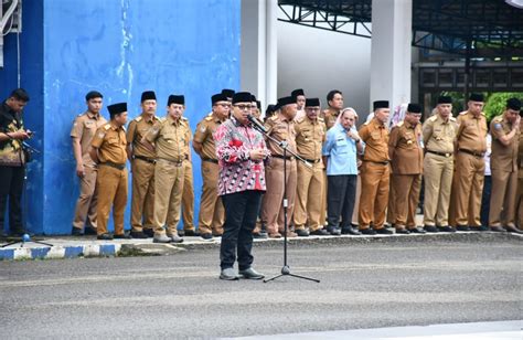 Hari Pertama Masuk Kerja Pemkot Bengkulu Gelar Halal Bihalal Bersama