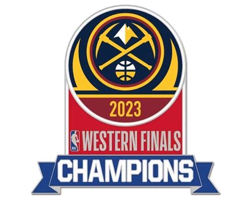 Denver Nuggets 2023 NBA Western Conference Champions Lapel Pin Nba