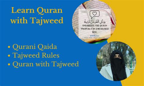 Be Your Online Quran Teacher With Proper Tajweed Rules Including Qaida