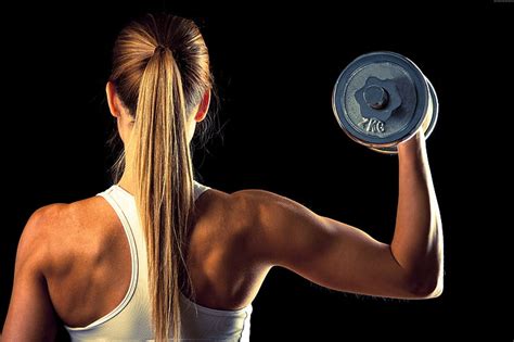 Hd Wallpaper Workout Exercise Dumbbells Gym Girl Motivation