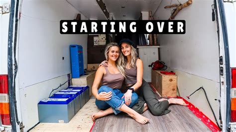 Re Building Off Grid Tiny House Female Van Life Build Youtube