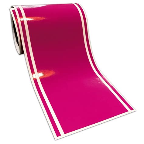 X Pink Vinyl Racing Stripes Car Boat Trailer Sticker Pinstripes