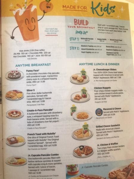 Ihop Menu Prices