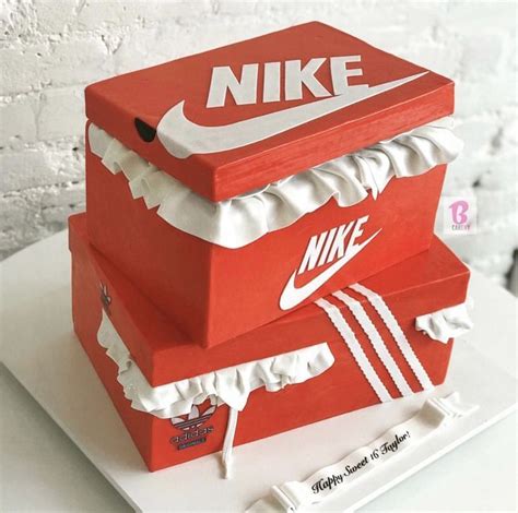 Sneaker Box Cakes Bcakeny Custom Birthday Cakes Nike Cake Creative