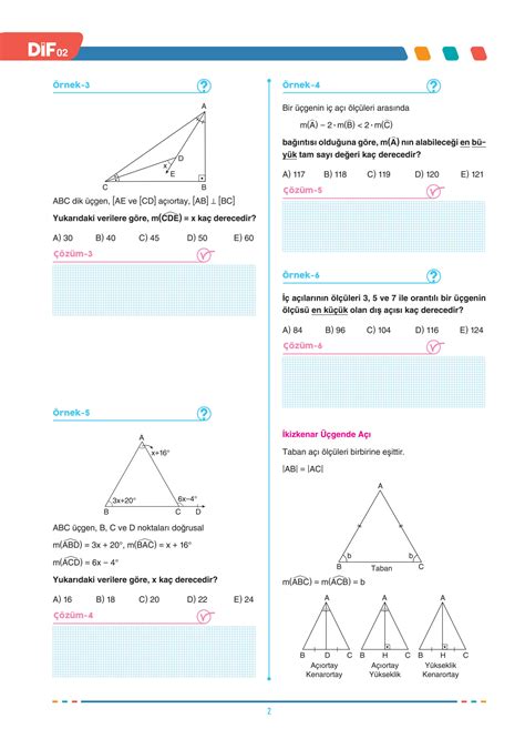 SOLUTION Geometri Dersi Ucgende Aci Konu Anlatimi Ve Soru Cozumu