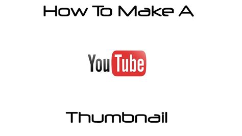 How To Make A Custom Thumbnail In Adobe Photoshop Cs6 Youtube