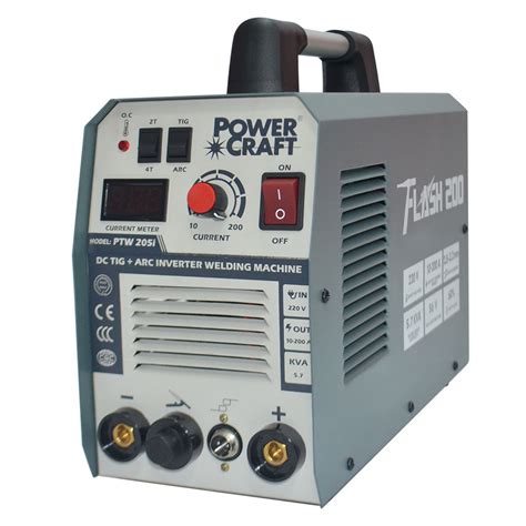 Powercraft DC TIG ARC Inverter Welding Machine PTW 205i Powercraft