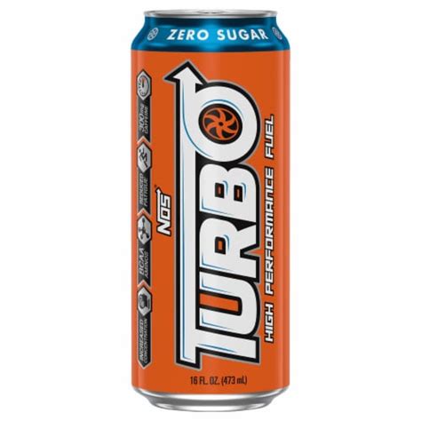 NOS® Zero Sugar Turbo High Performance Fuel Energy Drink Can, 16 fl oz - Pick ‘n Save