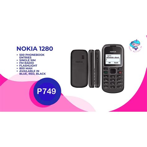 Nokia 1280 Vintage Keypad Basic Phone | Shopee Philippines