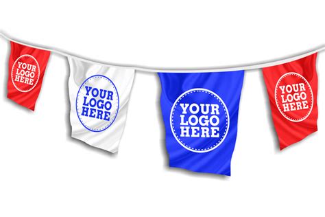 Personalised Logo Bunting Flag Flags Ireland Prospect Design