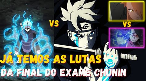 AS PROXIMAS LUTAS DO EXAME CHUNIN SERÃO INSANAS Boruto EP 223 YouTube