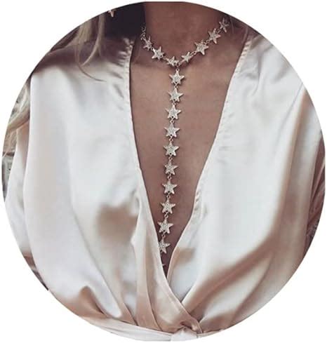 Amazon Elegant Luxury Harness Summer Bikini Body Chain Necklace