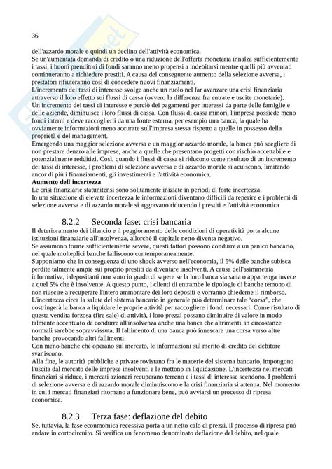 Riassunto Istituzioni E Mercati Finanziari 3