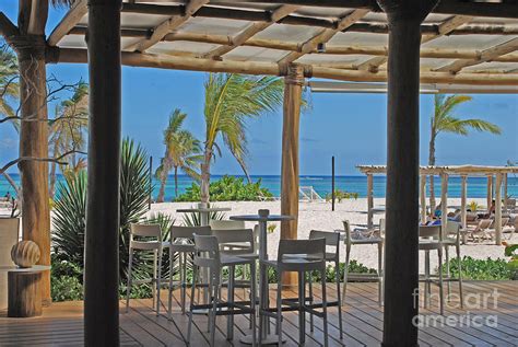 Playa Blanca Restaurant Bar Area Punta Cana Dominican Republic Photograph by Heather Kirk - Fine ...