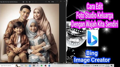 Bagikan Cara Edit Foto Studio Keluarga Dengan Wajah Kita Sendiri