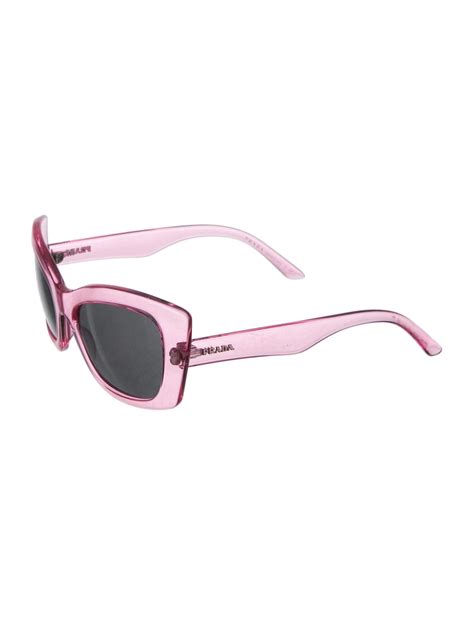 Prada Sunglasses Pink Sunglasses Accessories Pra53326 The Realreal